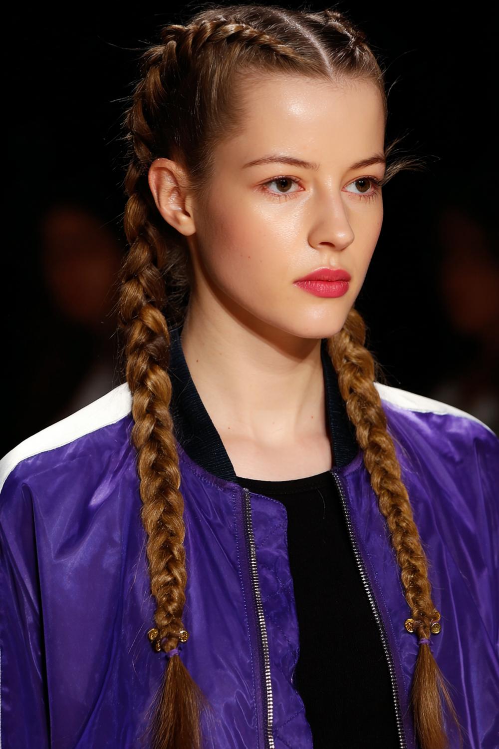 16. Beliebte Frisuren 2026: Boxer Braids mit präzisen Scheiteln und sportlichem Glanz