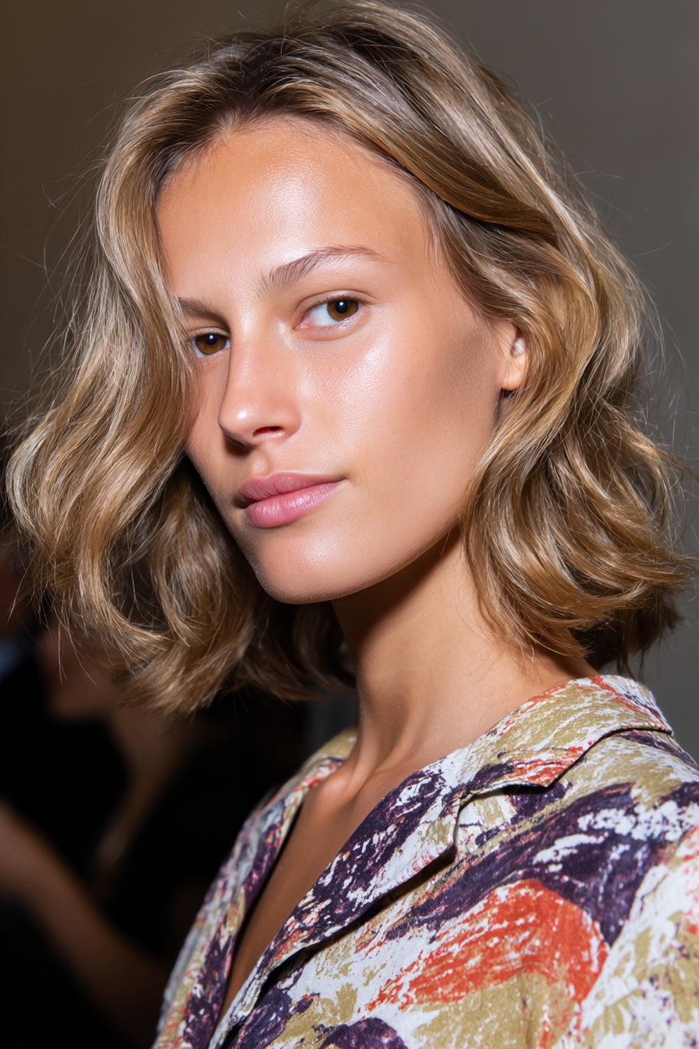 4. Beliebte Frisuren 2026: Collarbone-Lob mit Schattenansatz und sanfter Bewegung