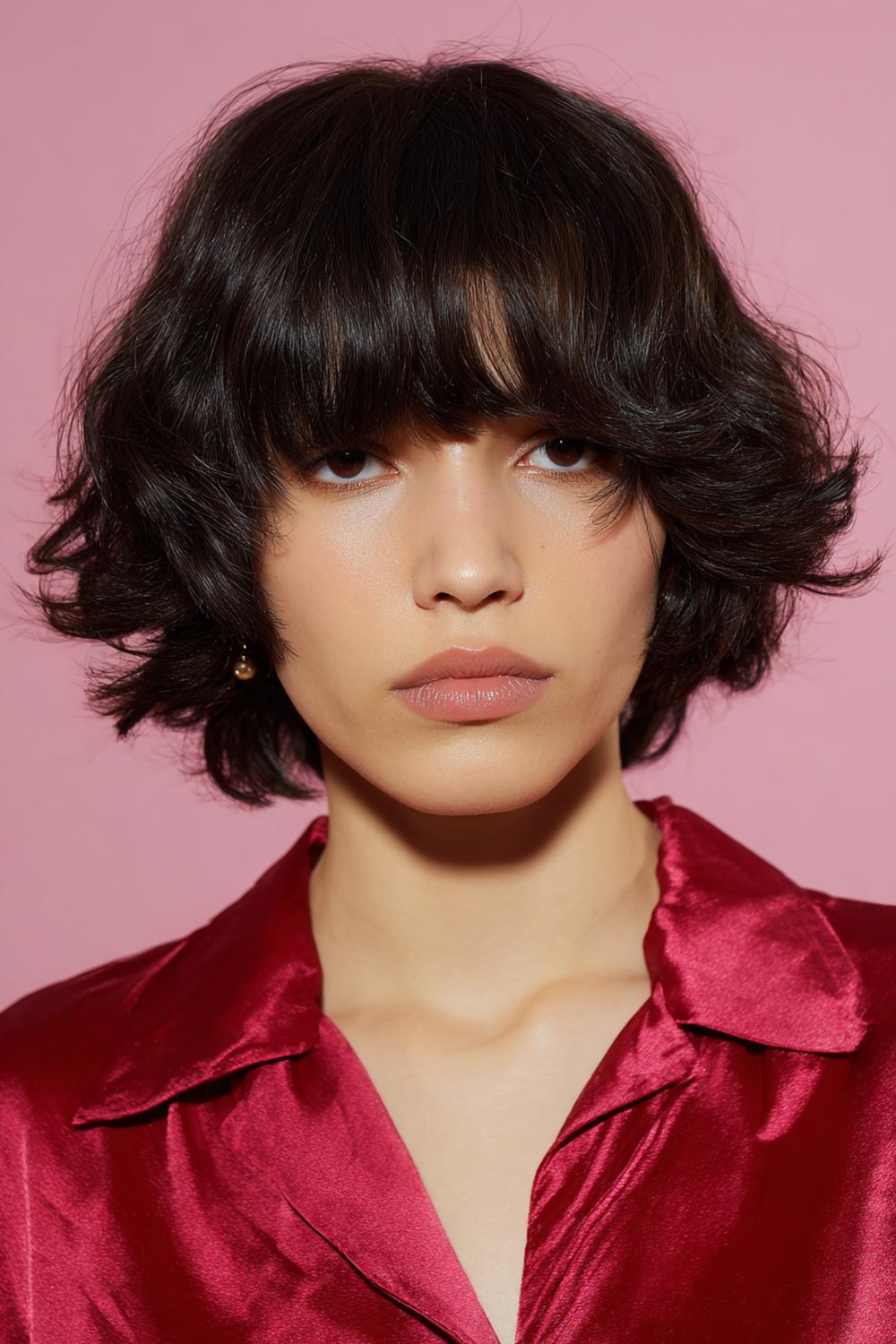 5. Beliebte Frisuren 2026: Butterfly-Cut mit XXL-Stufen und Curtain Bangs