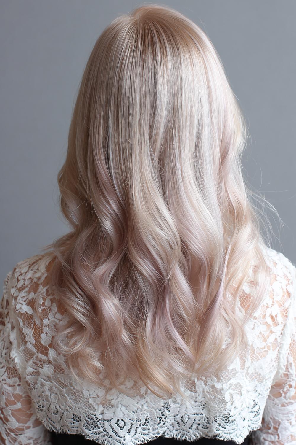 11. Blond Haar Trends 2026: Pearl-Blond Babylights für feine, perlmuttige Dimension