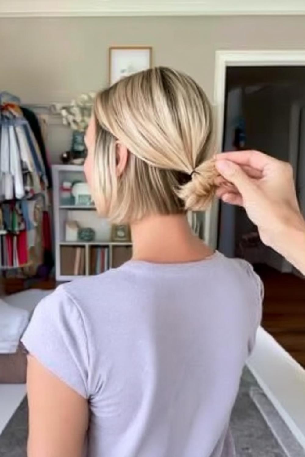 Kurzer Bob mit Sleek-Finish