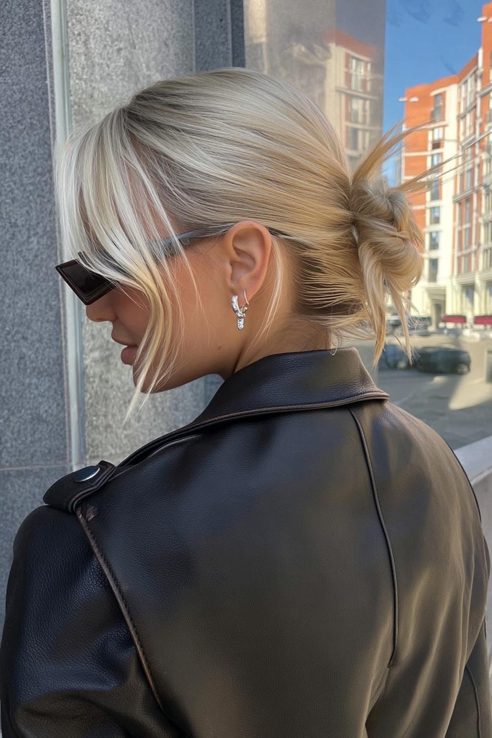 Lässiger Messy Bun Look