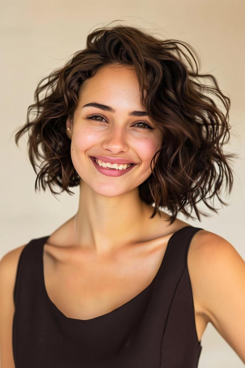 Kurze Locken mit Stil