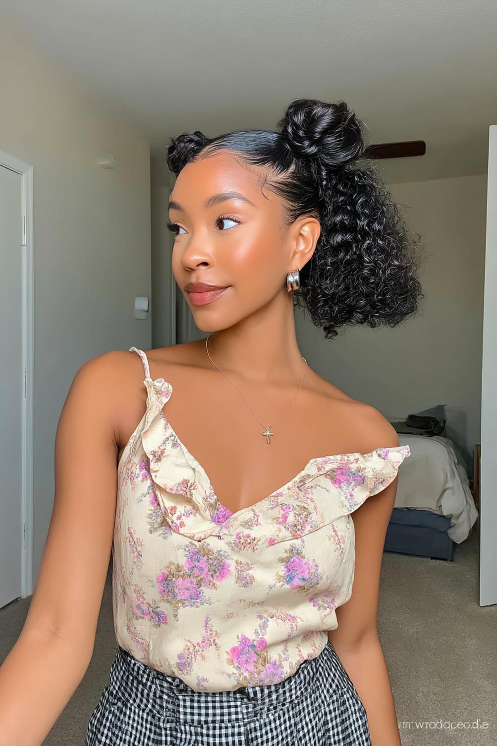 Voluminöse Locken mit Glanz