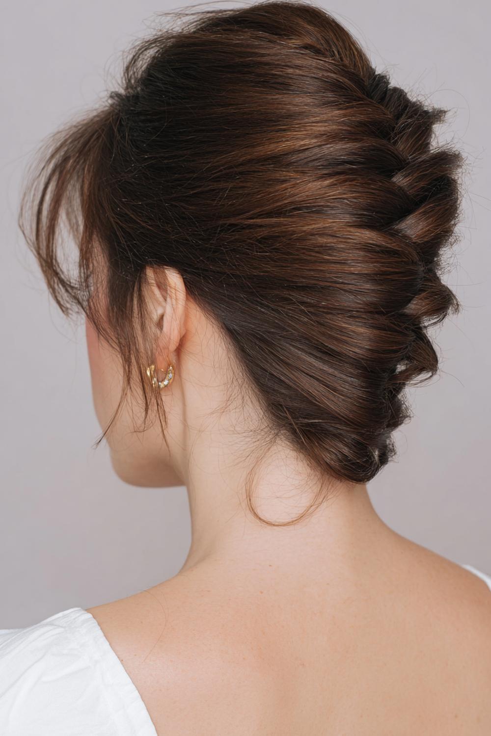 5. Einfache Frisuren 2026: Claw-Clip French Twist mit sichtbarer Struktur