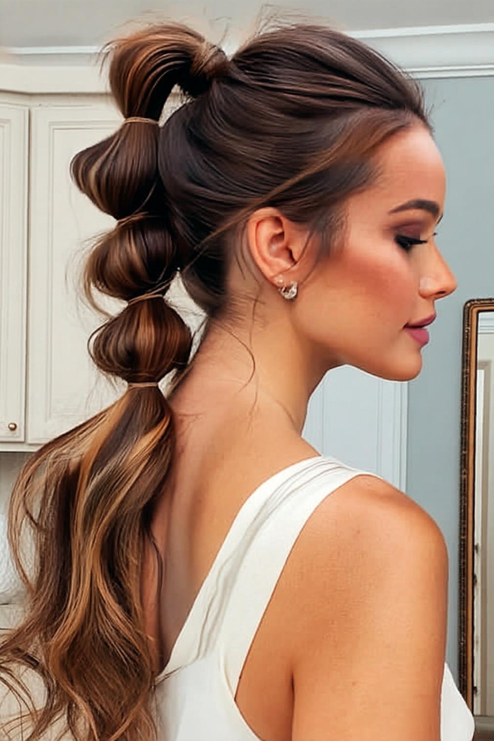 Seitliche Locken Romantik