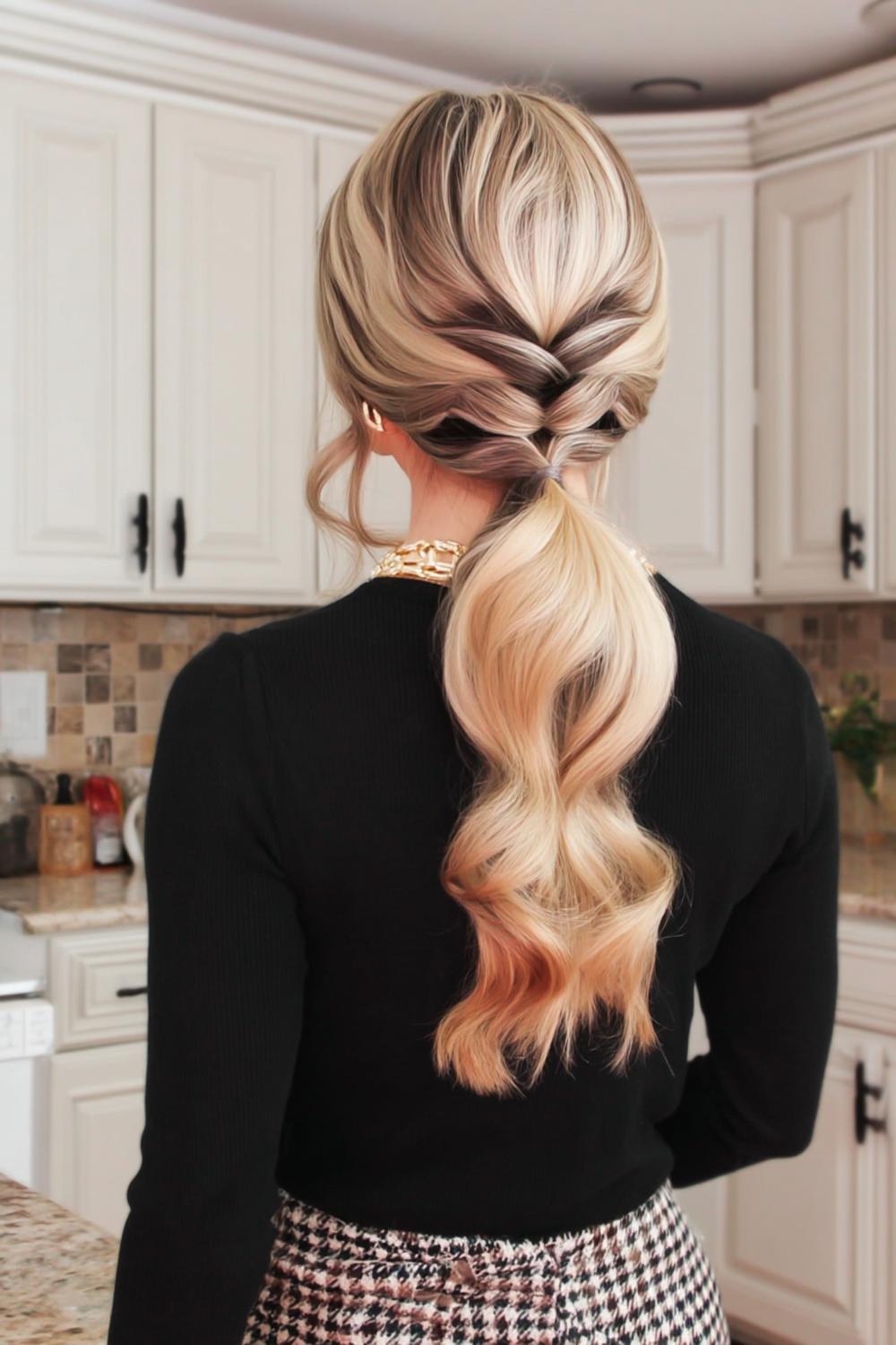Twisted Ponytail Eleganz