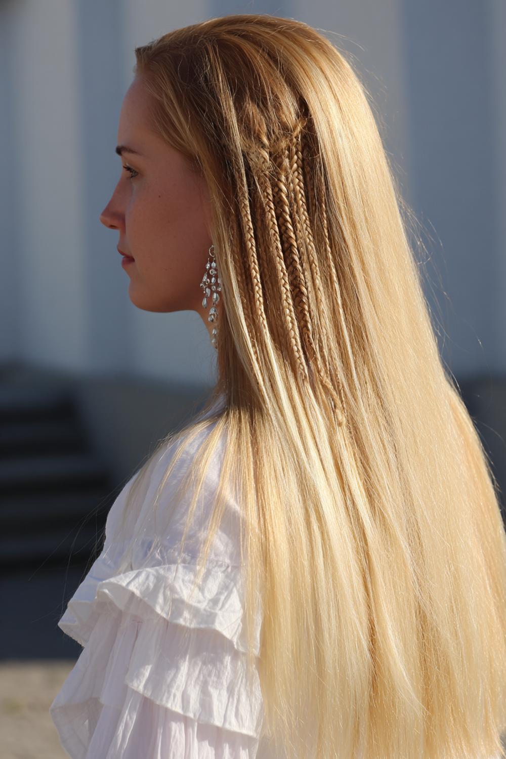 5. Federschnitt Frisur mit langen Stufen und federnden Spitzen