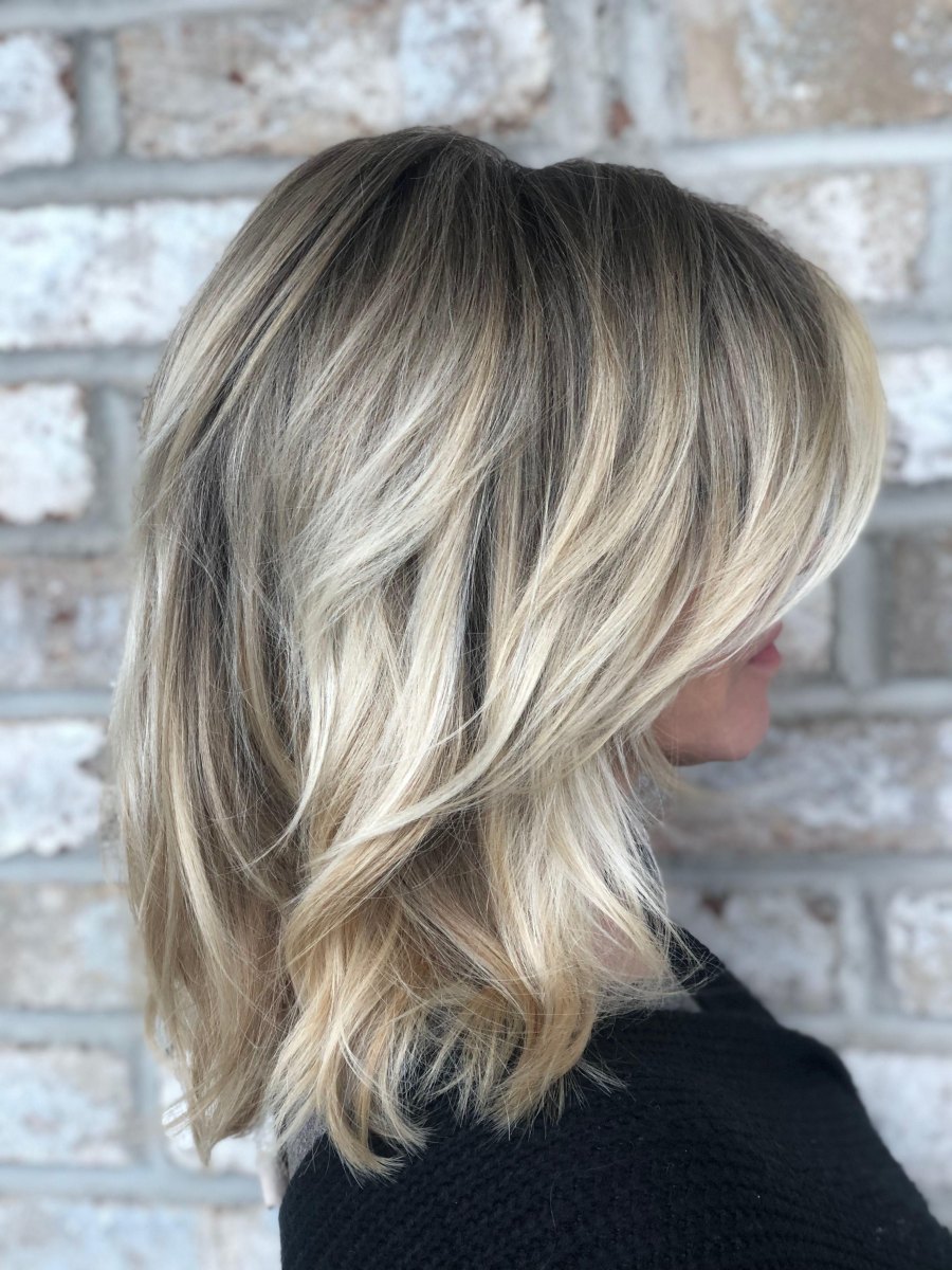 Blonde Babylights feiner Schnitt