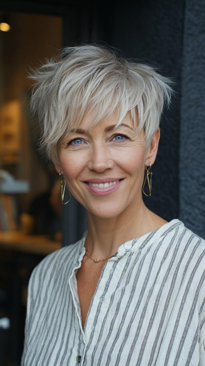 Frecher Pixie Cut mit Persönlichkeit