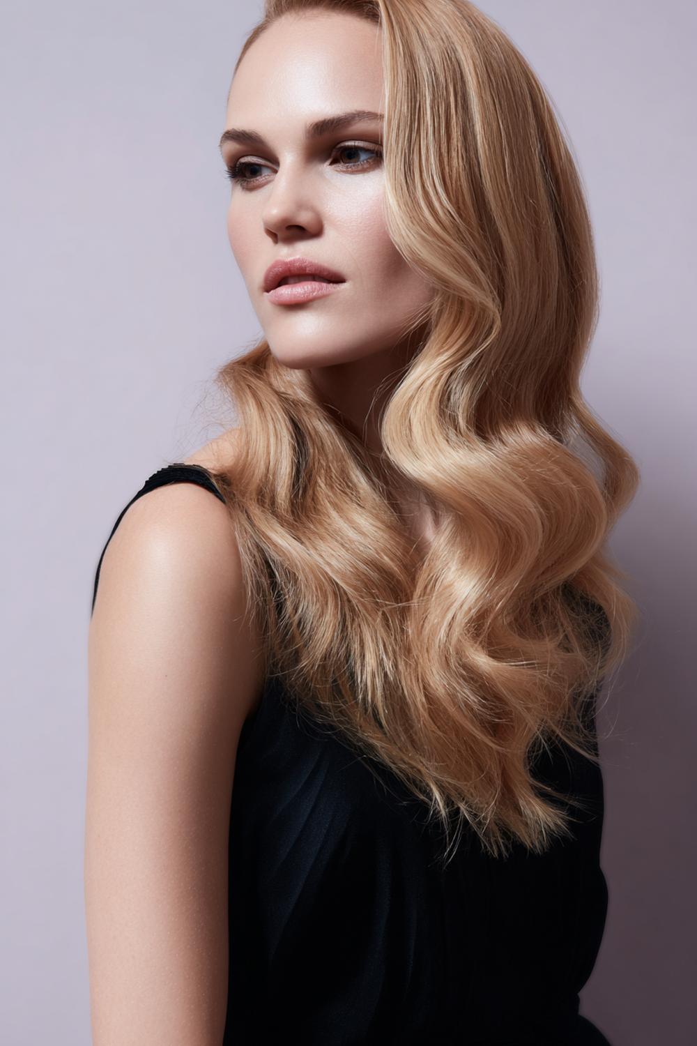 10. Frische Haar Ideen 2026: Sculpted Waves mit Seitenscheitel