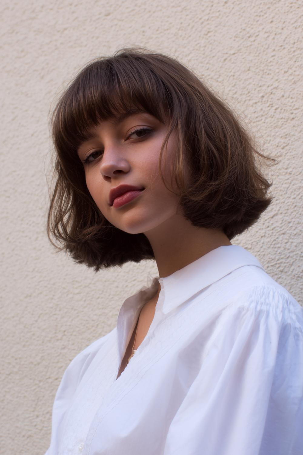 7. Frische Haar Ideen 2026: French Bob mit weichem Pony