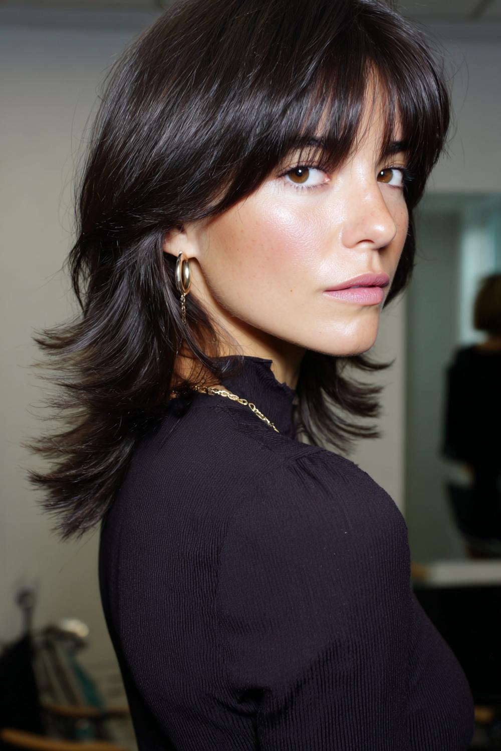 13. Frisur: Stufige Mittellänge mit Kiefer-Frame und seidiger Bewegung