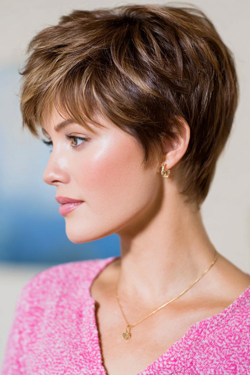 14. Kurzfrisuren 2026 Frauen kurz: Tapered Cut mit weichen Schläfen und elegantem Nacken