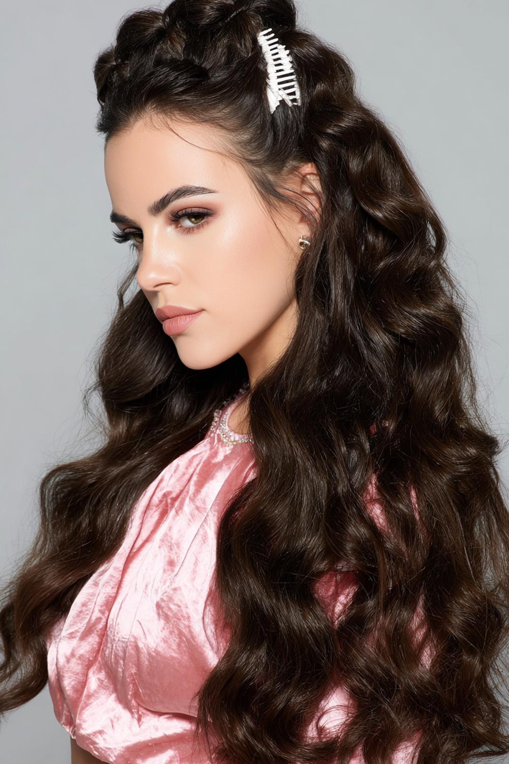 11. Frisuren 2026 Frauen: Claw-Clip-Twist mit weichen Frontsträhnen und Volumenkrone