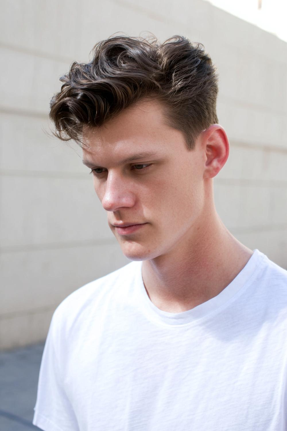 16. Frisuren 2026 Männer: Long Top Short Sides mit Airy Texture