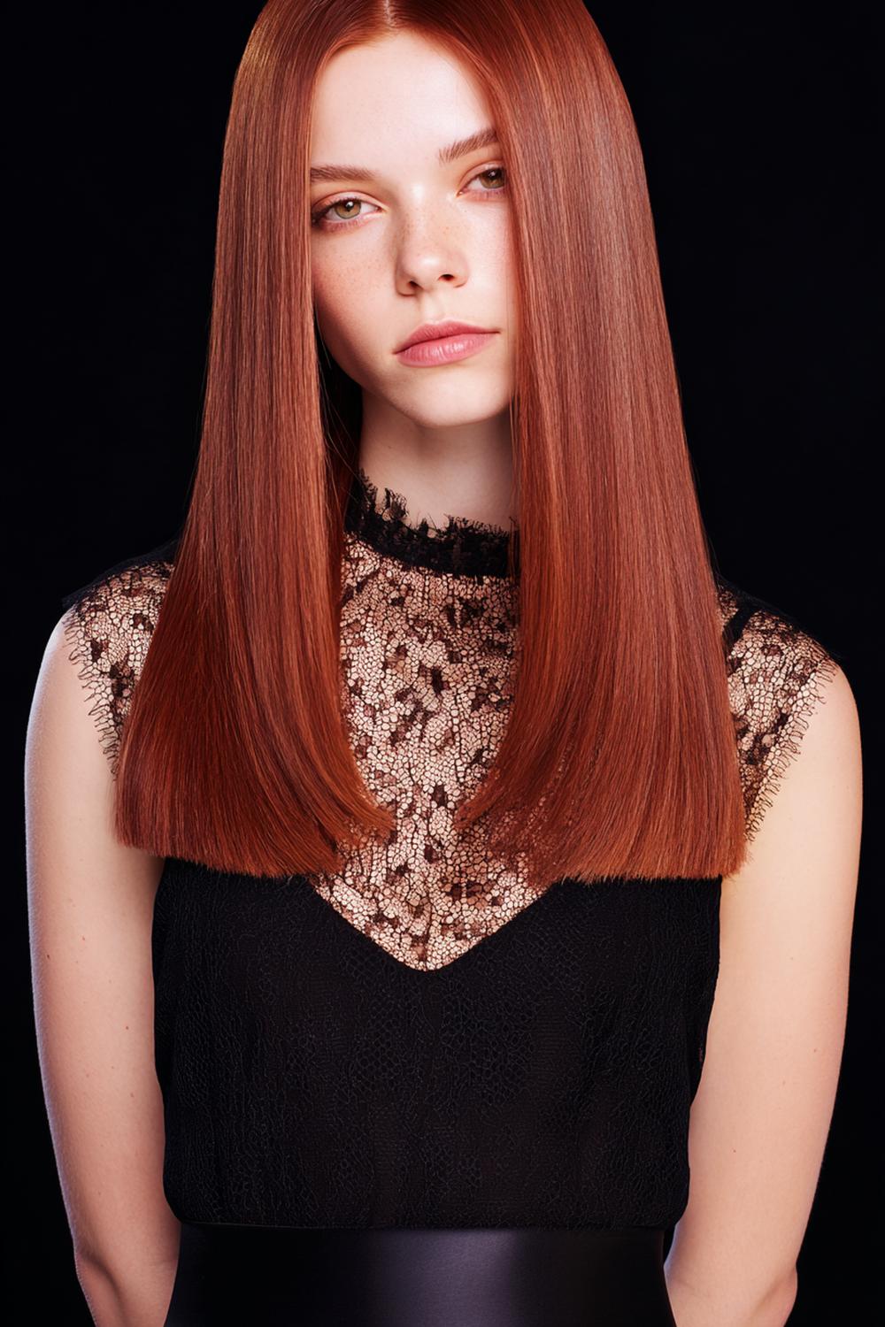 19. Frisuren 2026: Sleek Straight mit Heat-Polish und Kanten