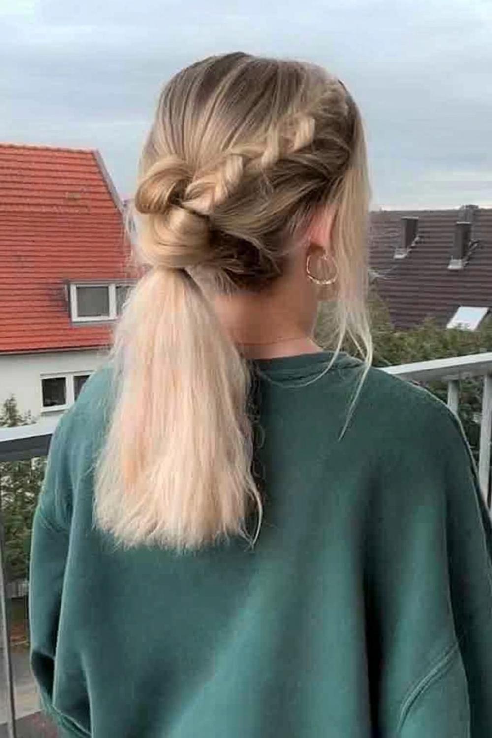 Doppelzopf mit Space Buns
