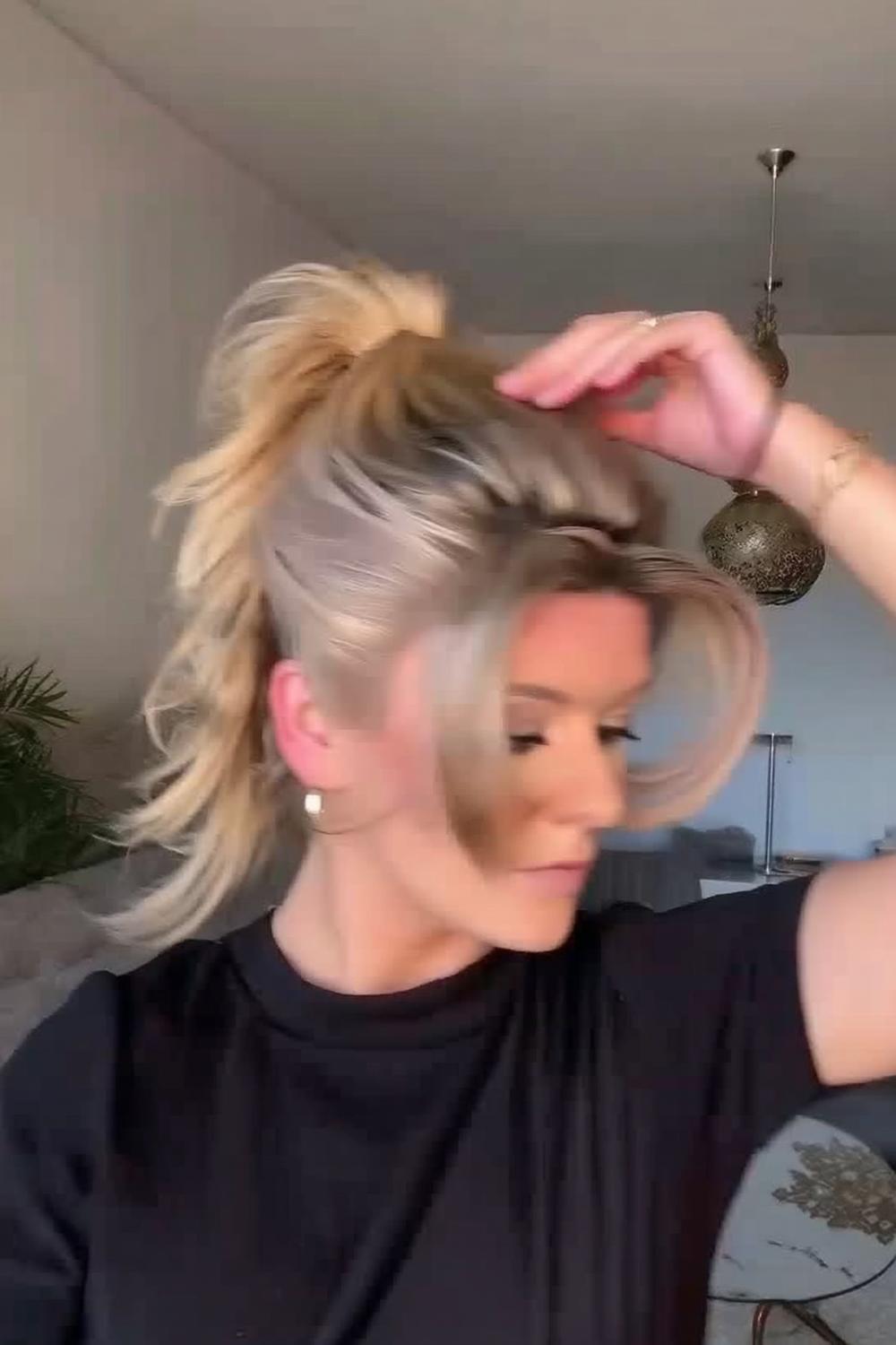 Romantischer Messy Bun
