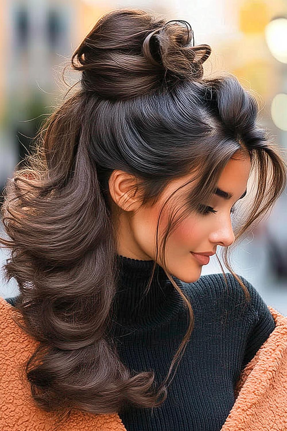 Seitlicher Elegant Bun