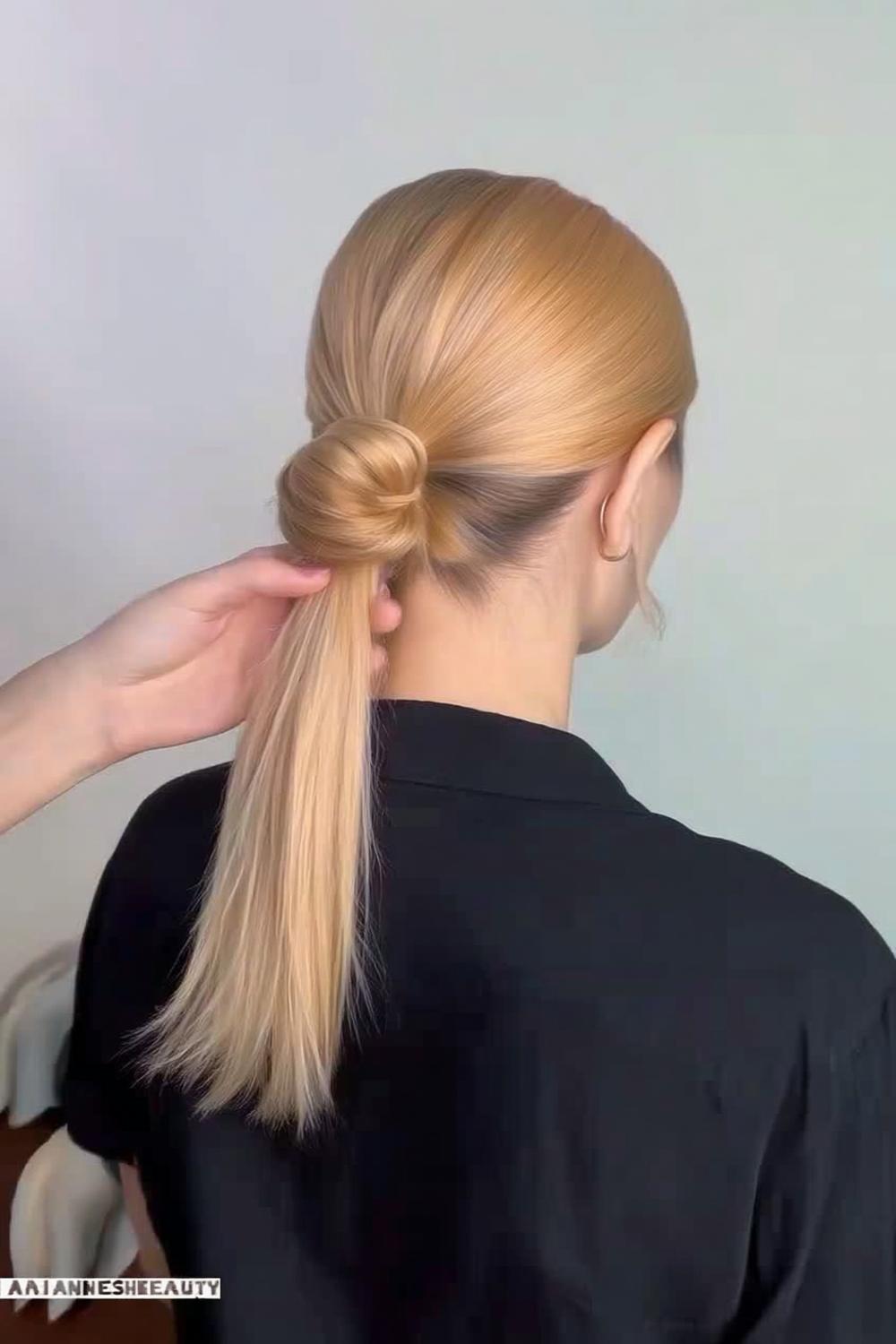 Sommerlicher High Bun