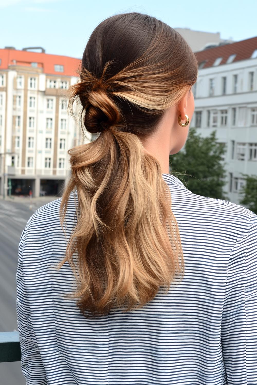 Twisted Low Bun
