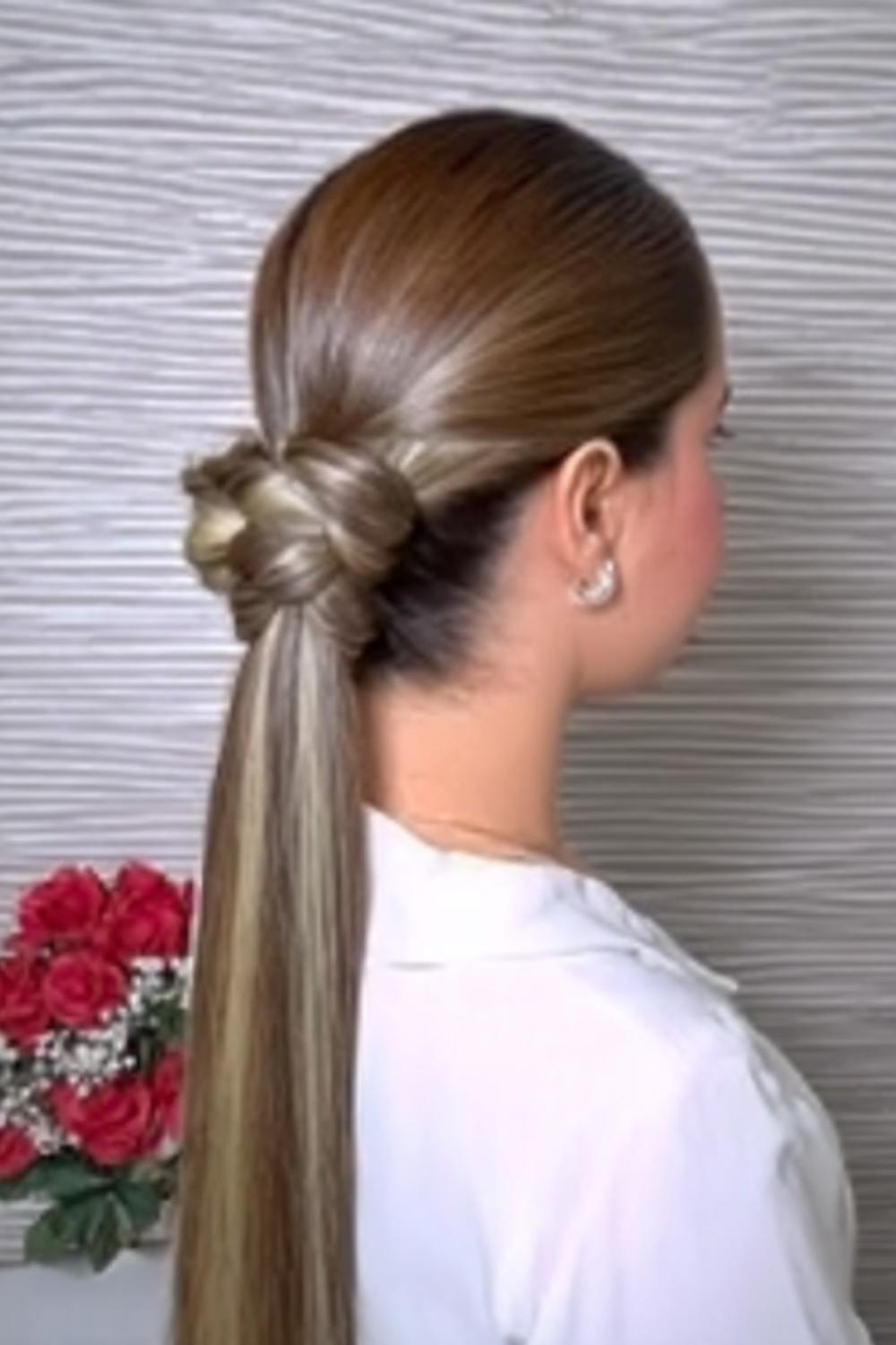 Twisted Ponytail Variation