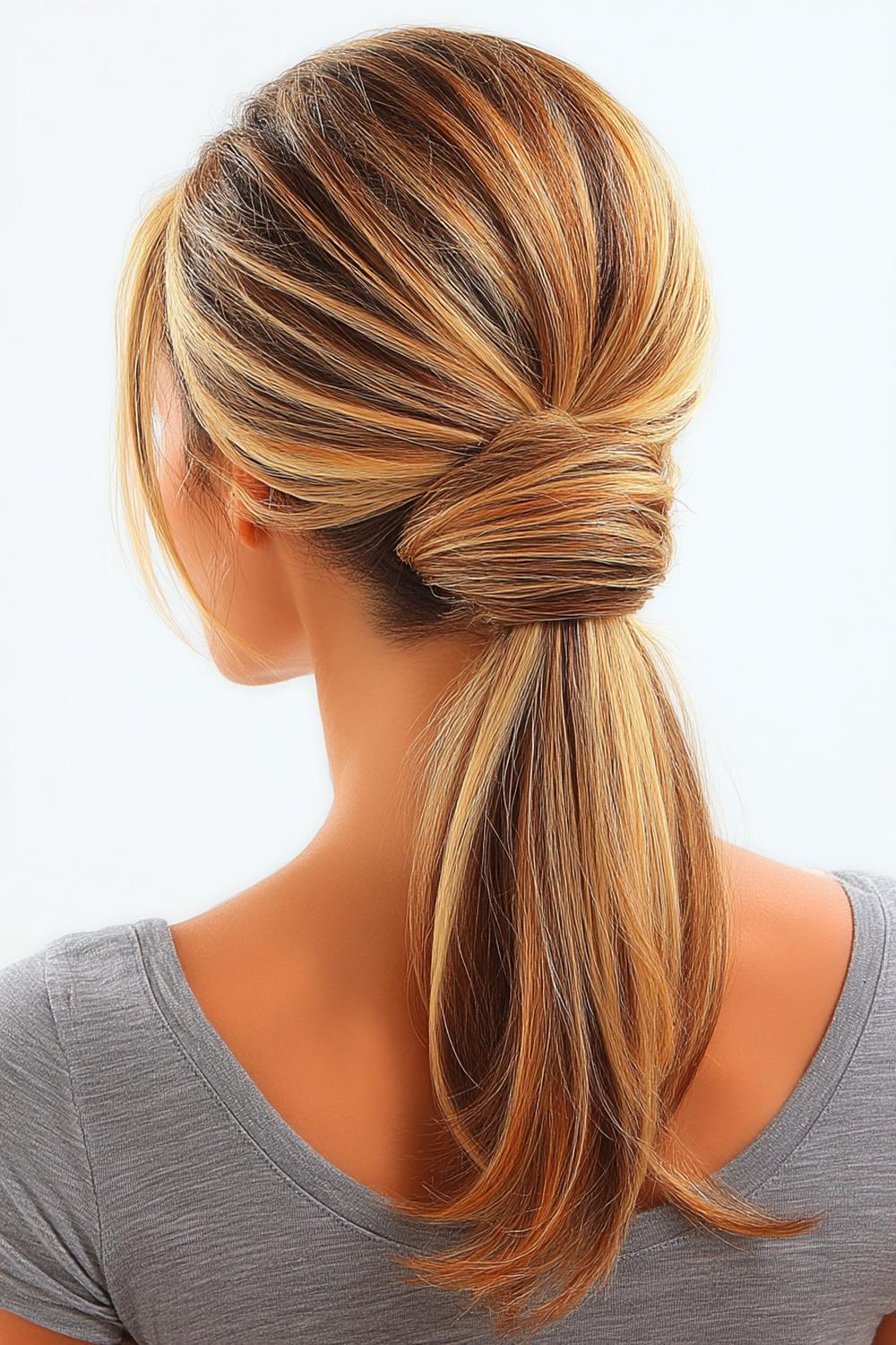 Voluminöser Messy Bun