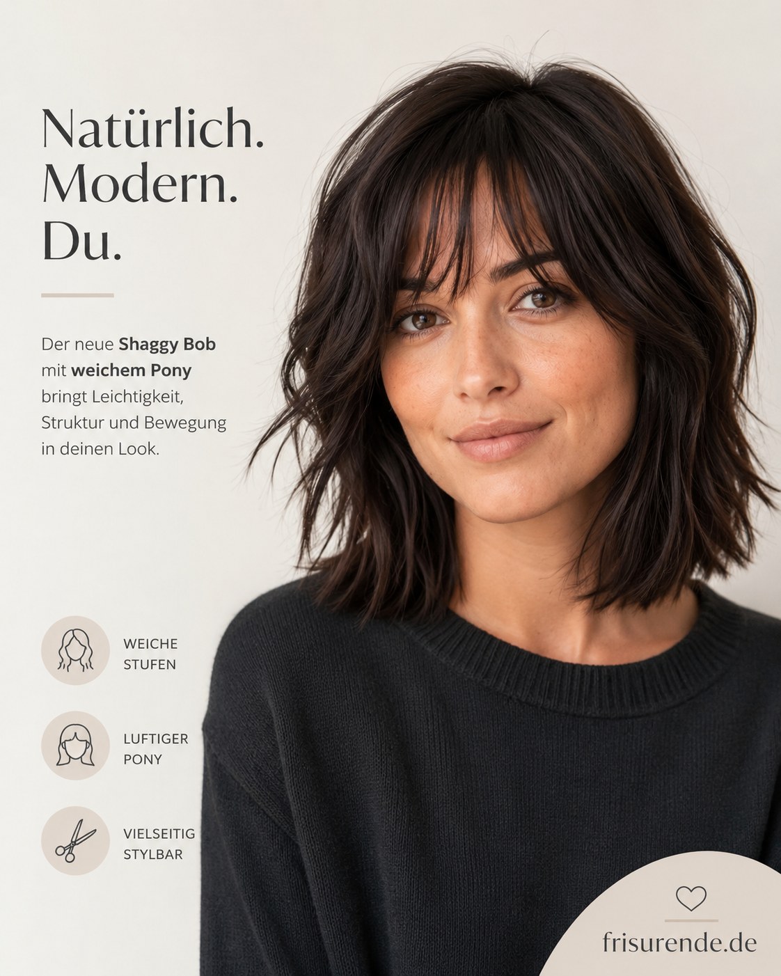 9 Frisuren Mittellang Stufig Mit Pony - Die Schönsten Looks