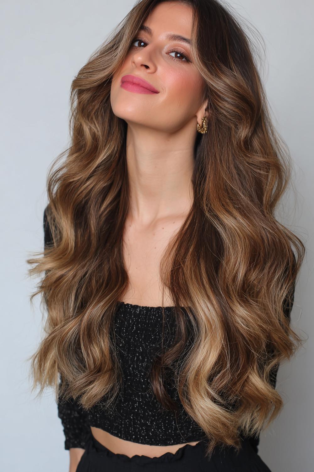 6. Frühlings Haarideen 2026: Butterfly Layers mit federnden Spitzen und Volumen am Oberkopf