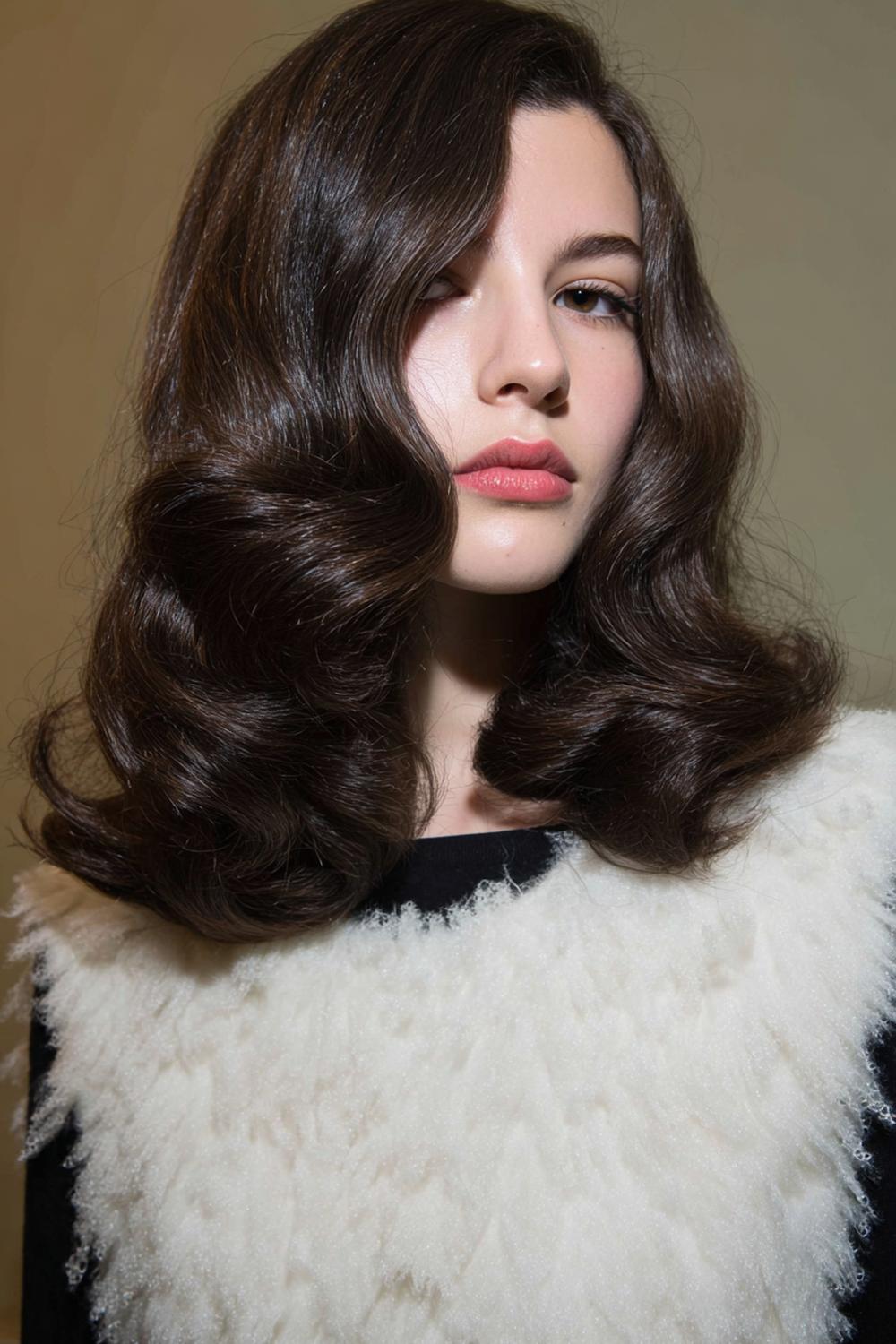 11. Frühlingsfrisuren 2026: Scandi Blowout mit runden Spitzen und Scheitel-Volumen