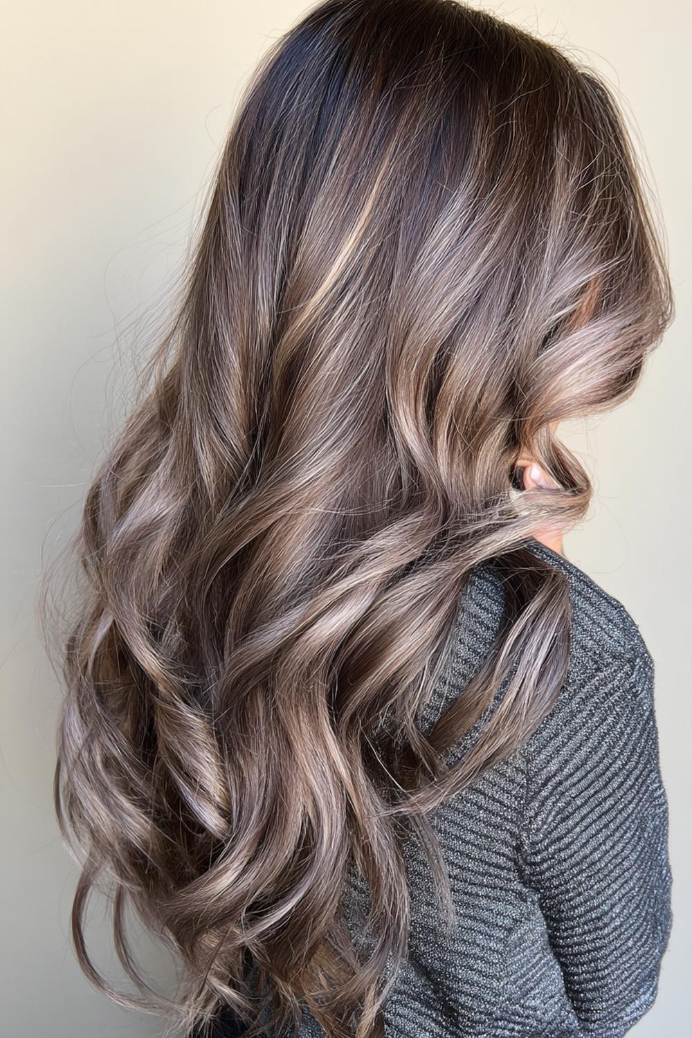 31. Haartrends 2026: Mushroom Brown mit kühlem Taupe und rauchiger Eleganz