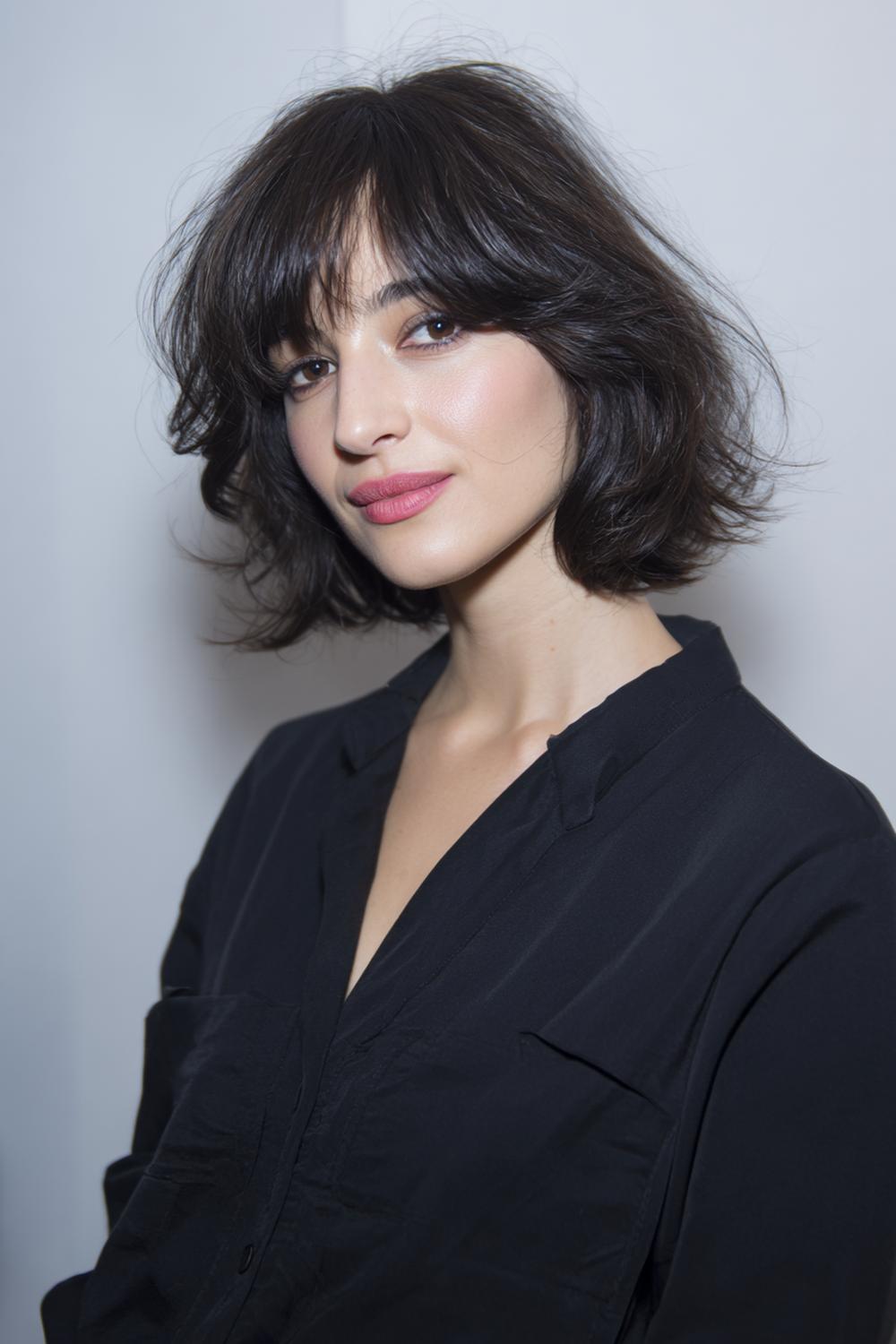 6. Haartrends 2026: Italian Bob mit voluminösem Blowout und sanften Spitzen