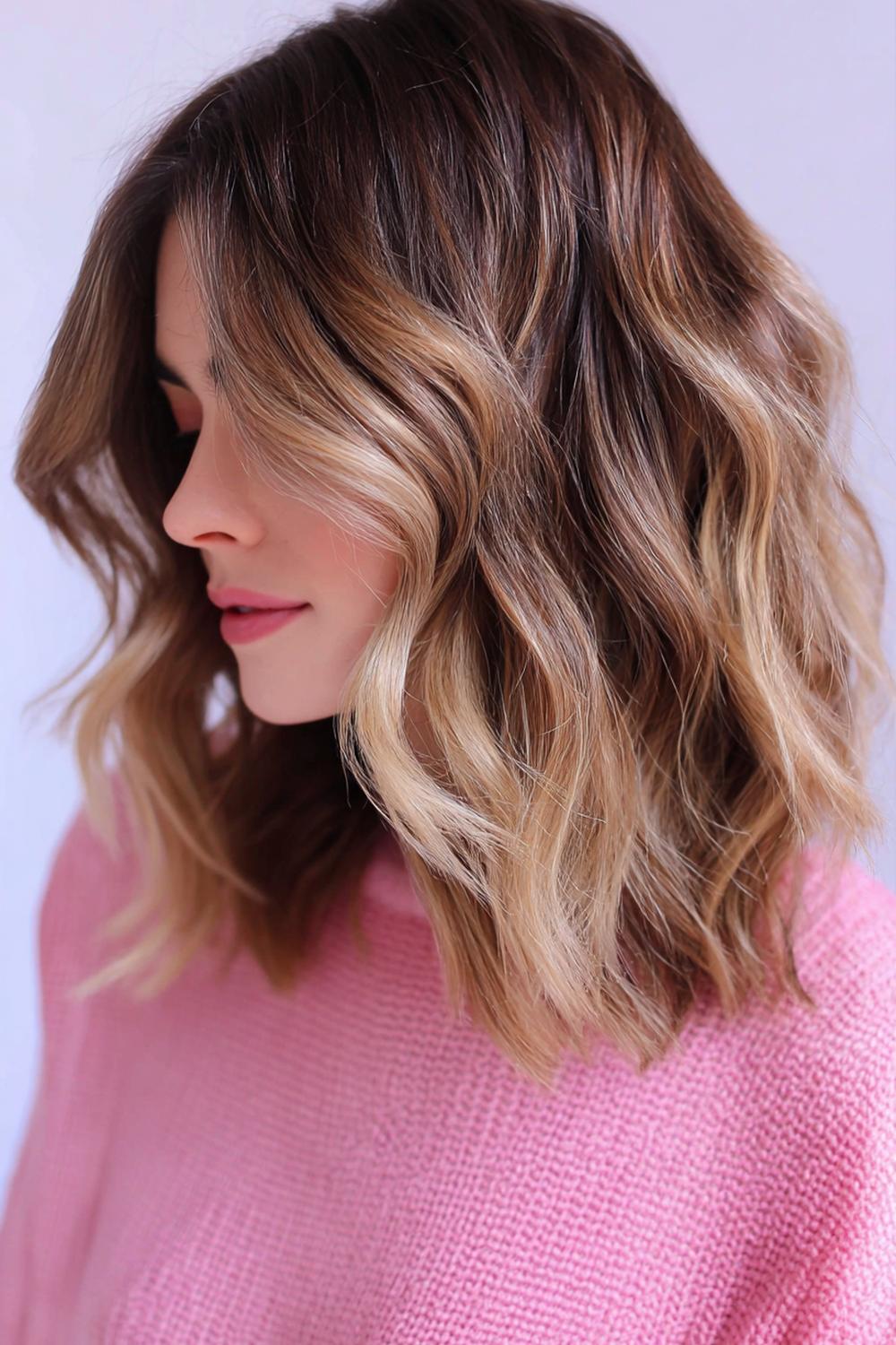 7. Haartrends 2026: Layered Lob mit unsichtbaren Stufen und natürlichem Fall