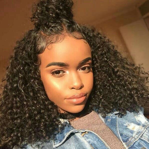 Half Up Dutt Locken Ideen für natürliche Looks