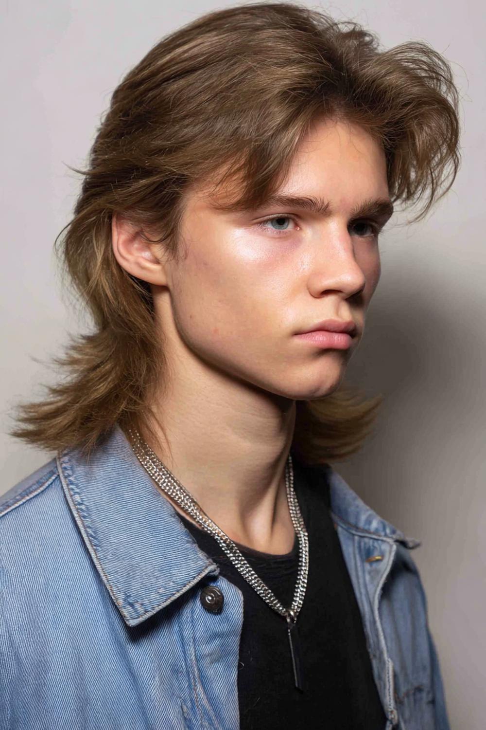 6. Herren Frisuren 2026: Soft Mullet mit Nackenfluss und cleanen Seiten