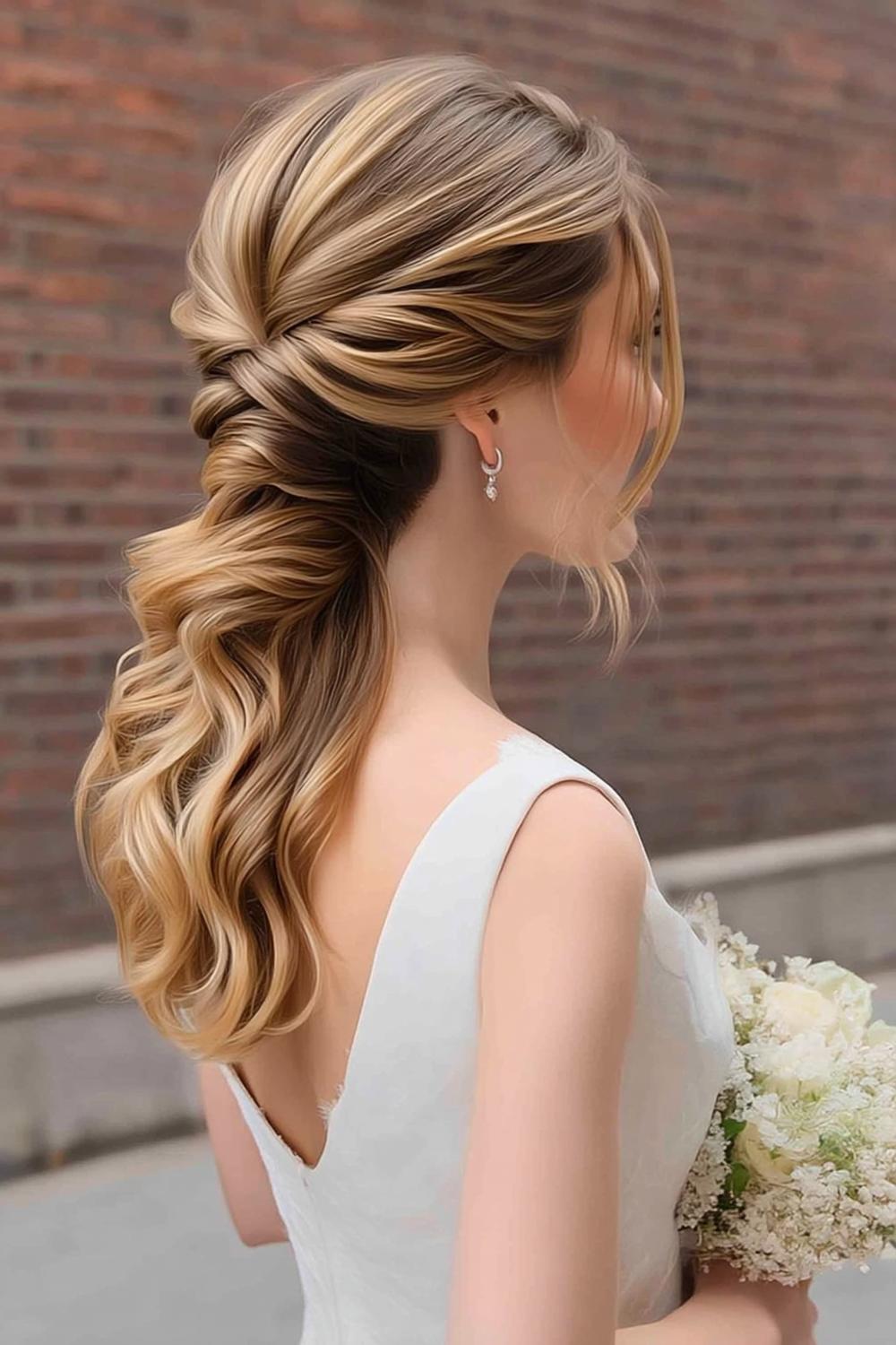 Kunstvoller Twisted Updo