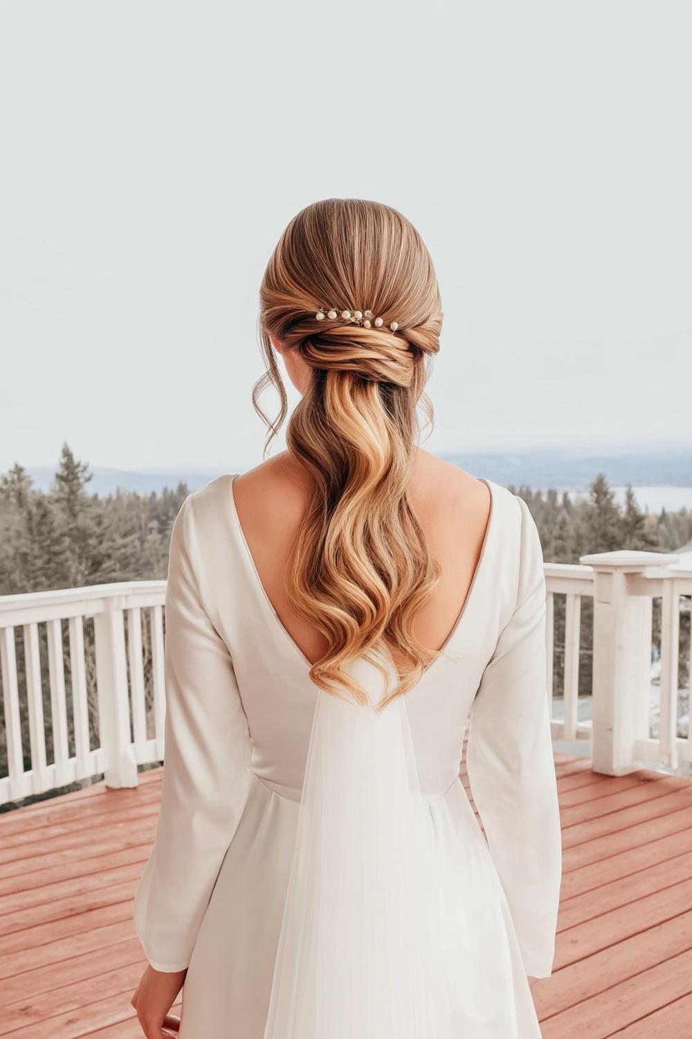 Prinzessinnen-Style mit Schleier