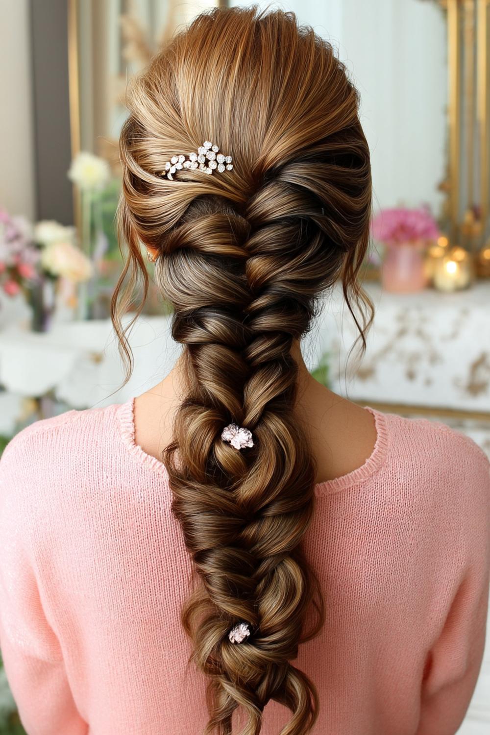 Romantischer Hochsteckstil