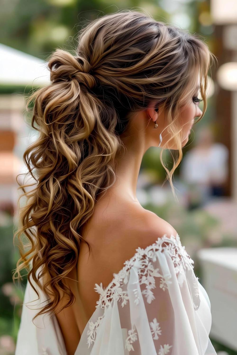 Voluminöser Seitenzopf