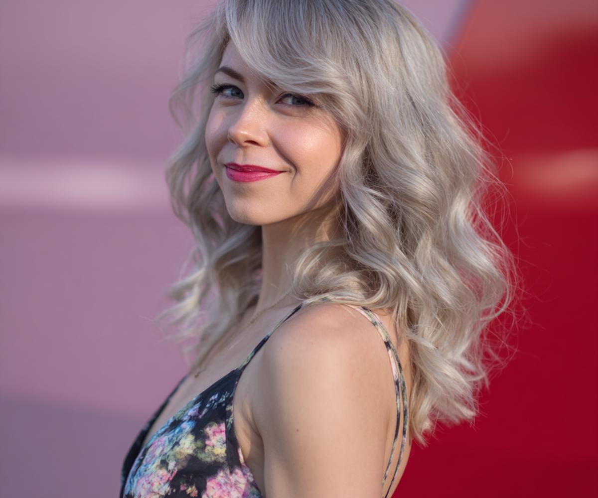 Short Curly Silver Ash Blonde
