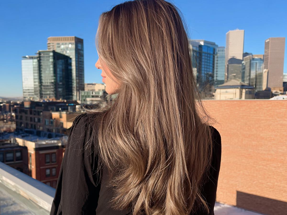 Long Bronde Hair Soft Highlights