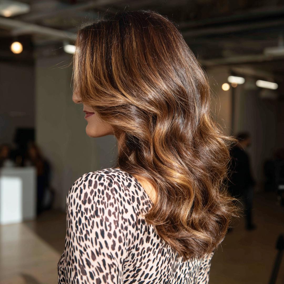 ## Weiche Wellen mit Karamell-Highlights