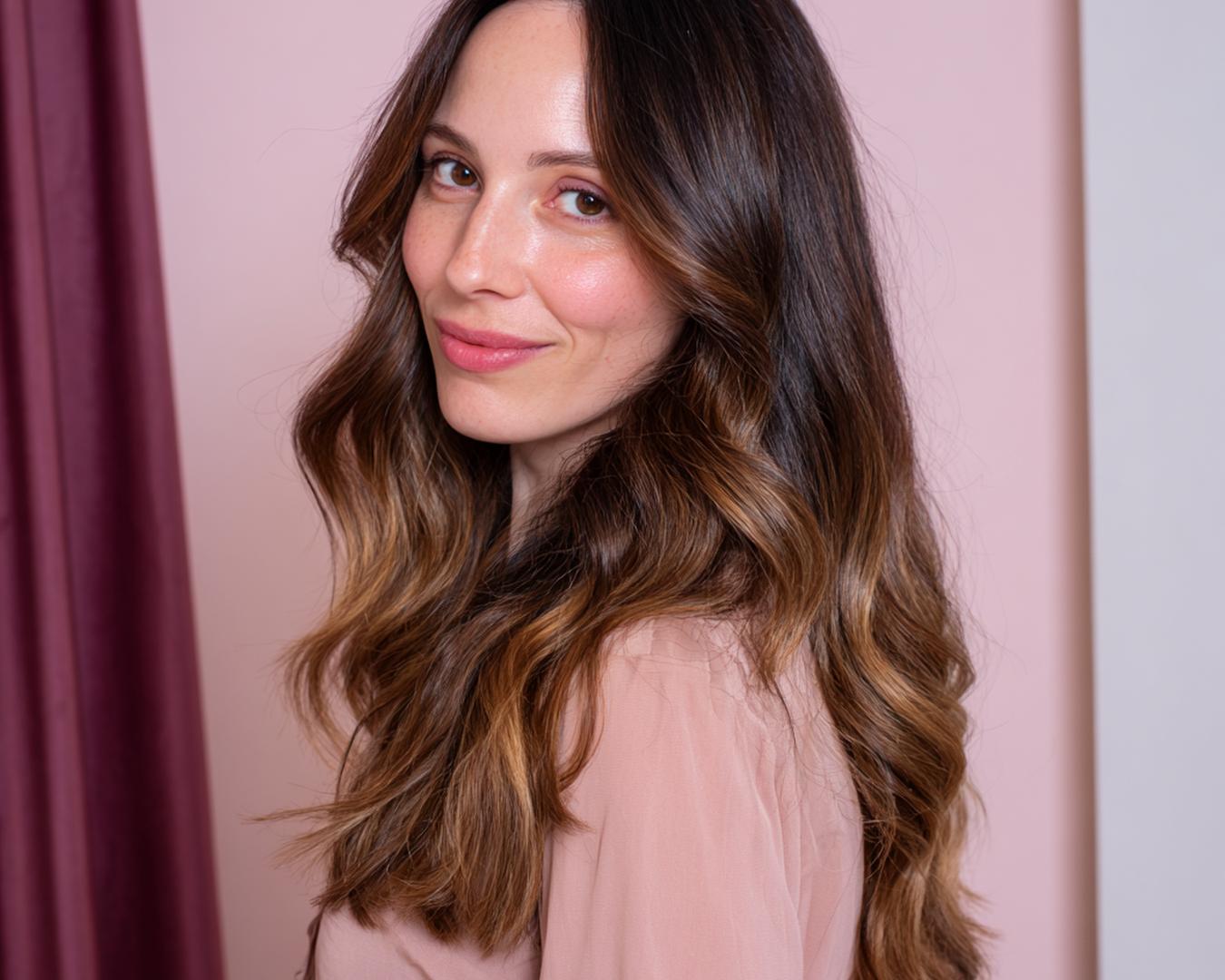 Subtiles Karamell auf natürlichem Braun