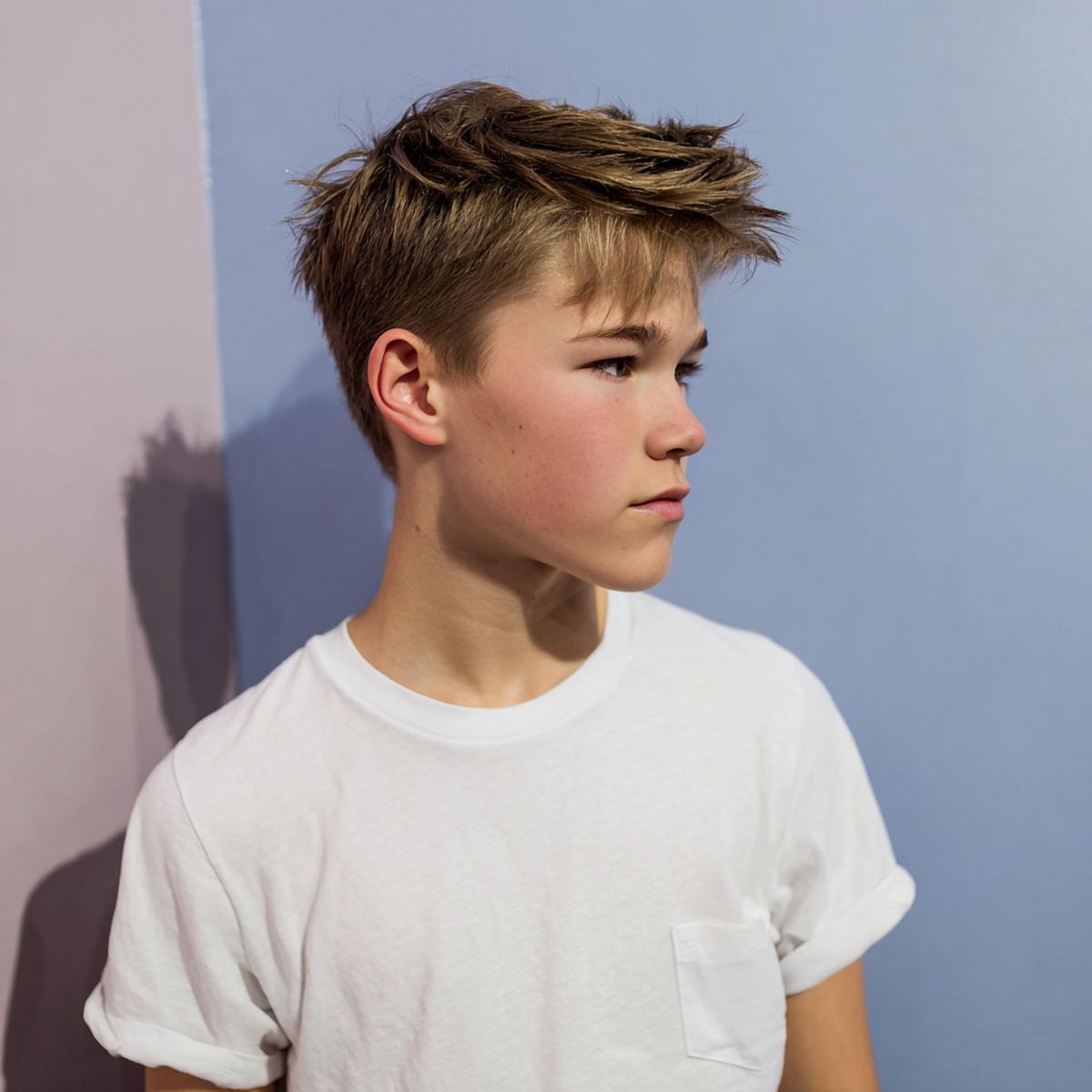 Stacheliger Textur Style Dunkelblond