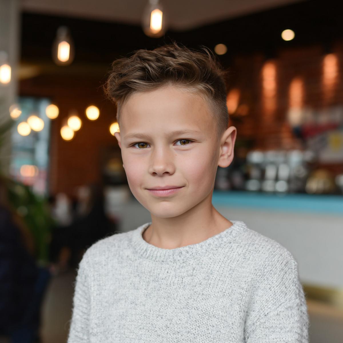 Hellbraune Tolle Seitlich Kurz