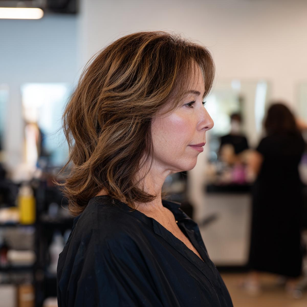 Mittellange Stufen Mit Pony