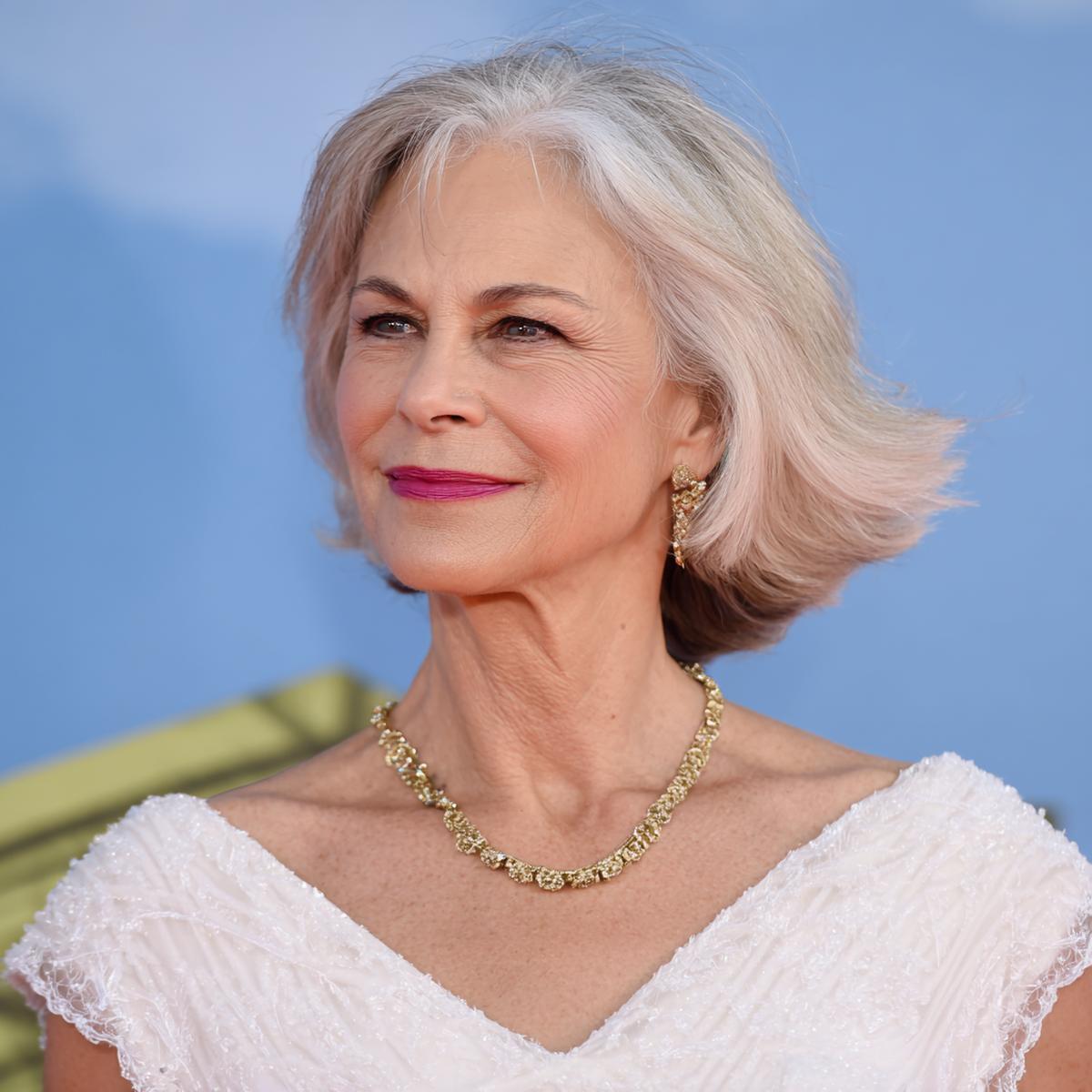 Grauer Bob Mit Außenwelle