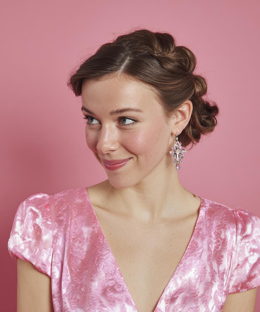 Geflochtener Kronenkranz Braun