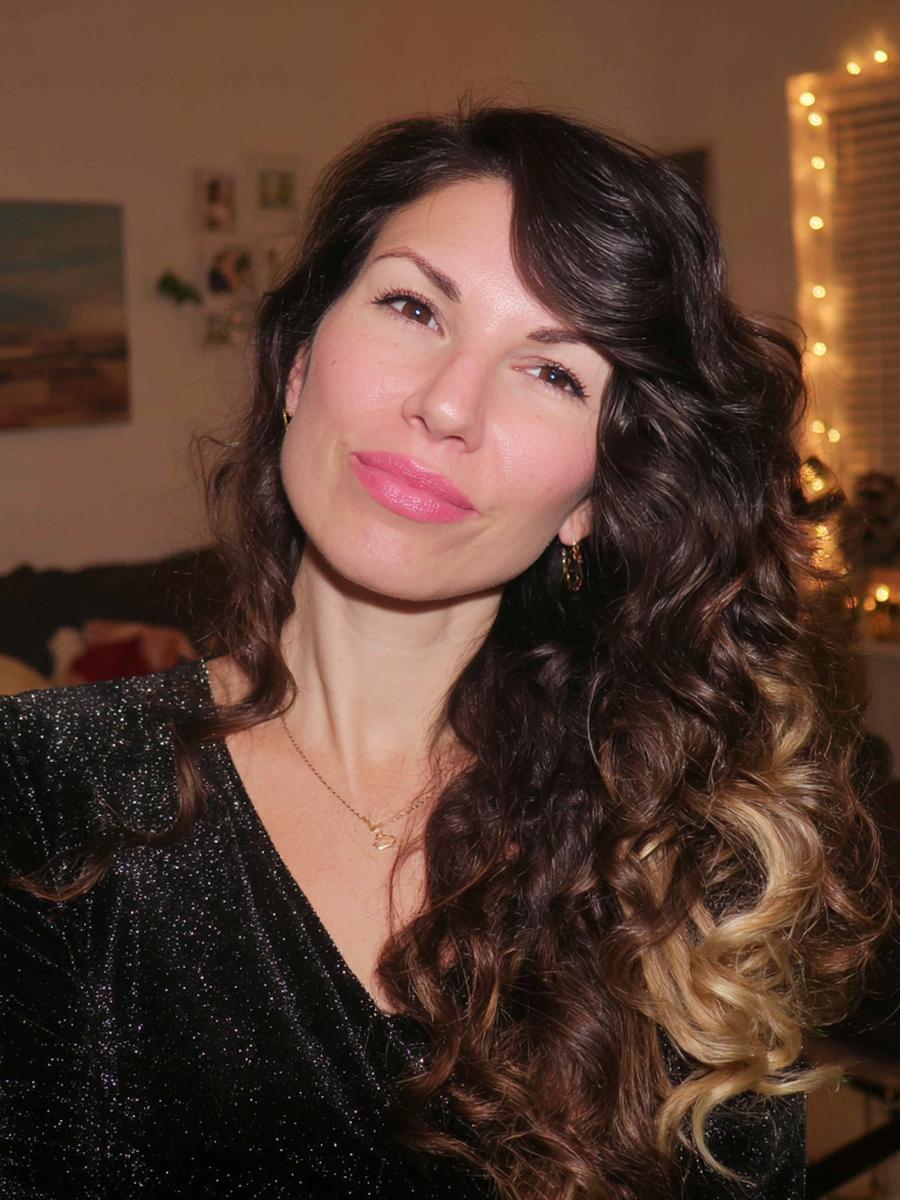 Lange Locken Mit Balayage